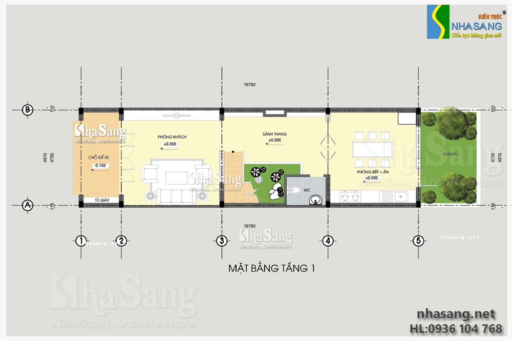 mẫu thiết kế nhà ống - nhà phố 2-3-4 tầng đẹp